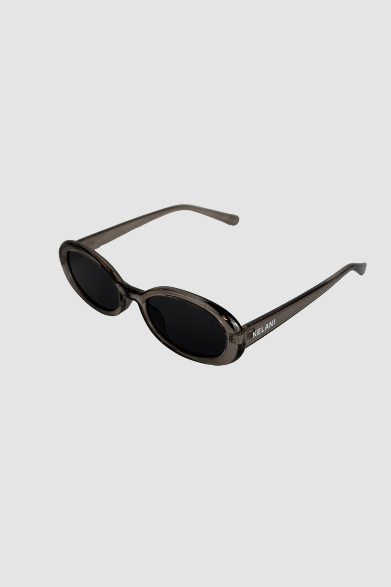 Blue recycled rectangular vintage glasses with blue lenses 