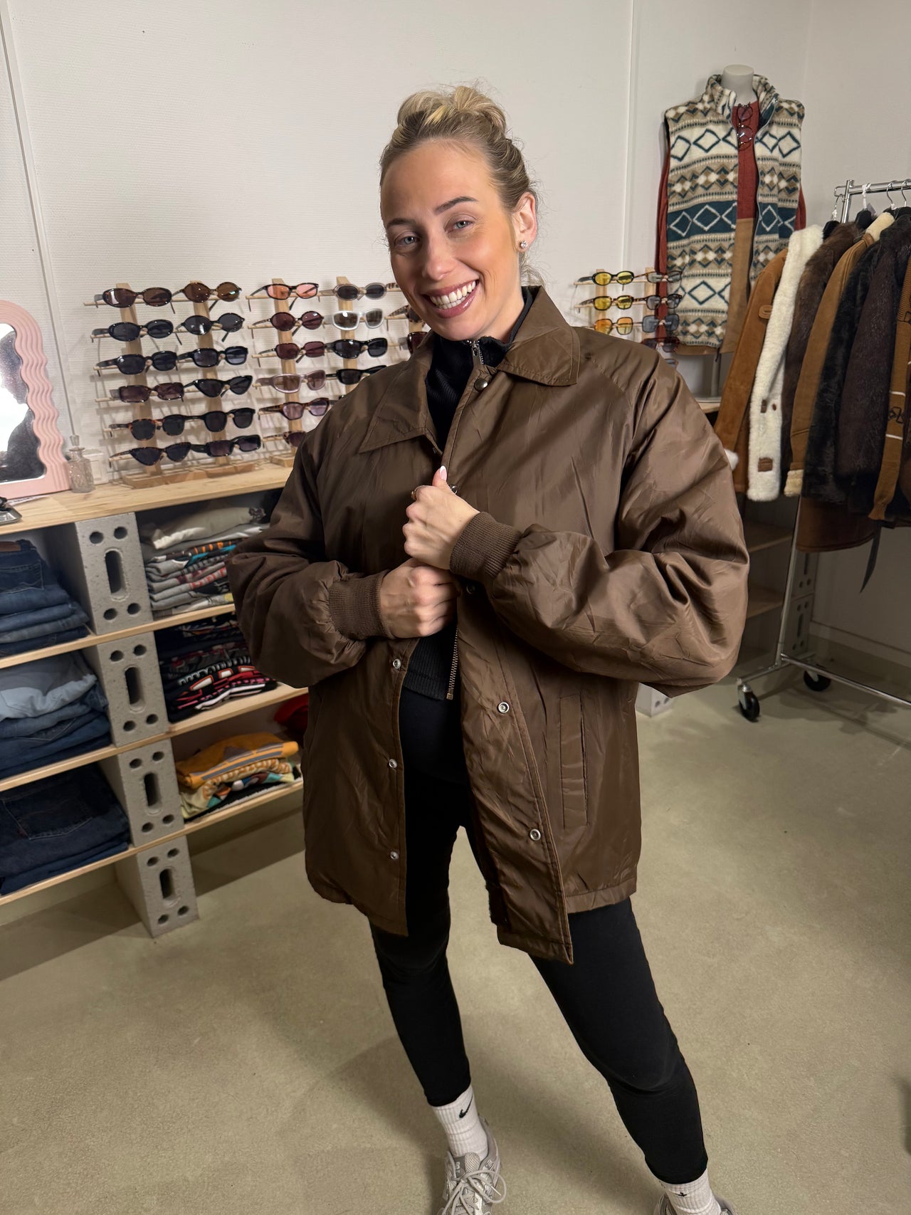 Veste imper marron live