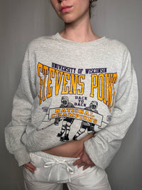 Sweat gris University of Wisconsin XXL vintage