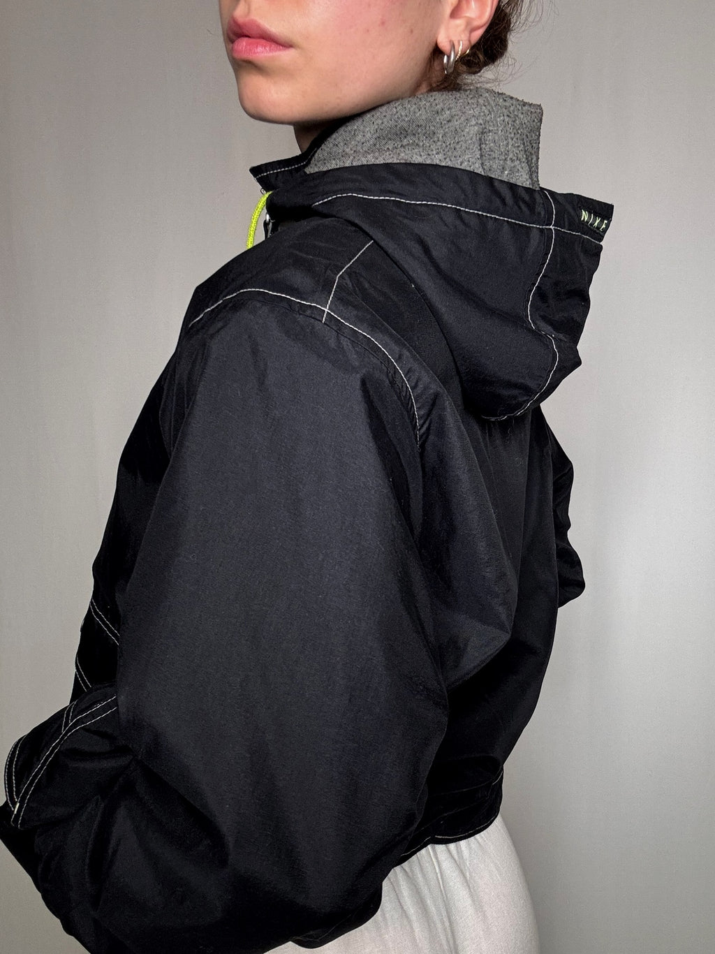 Coupe vent noir Nike S vintage