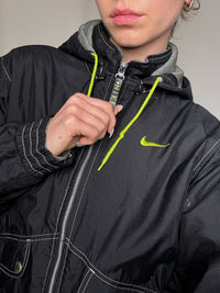 Coupe vent noir Nike S vintage