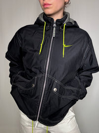 Coupe vent noir Nike S vintage