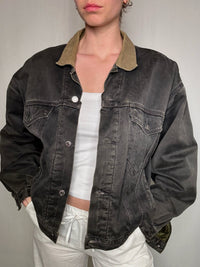 Veste en jean grise Levi's M/L vintage