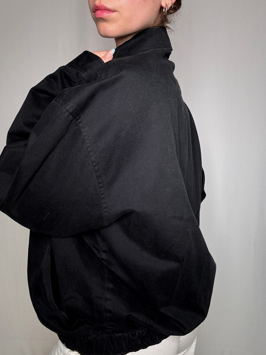 Veste blouson noir Ralph Lauren L vintage