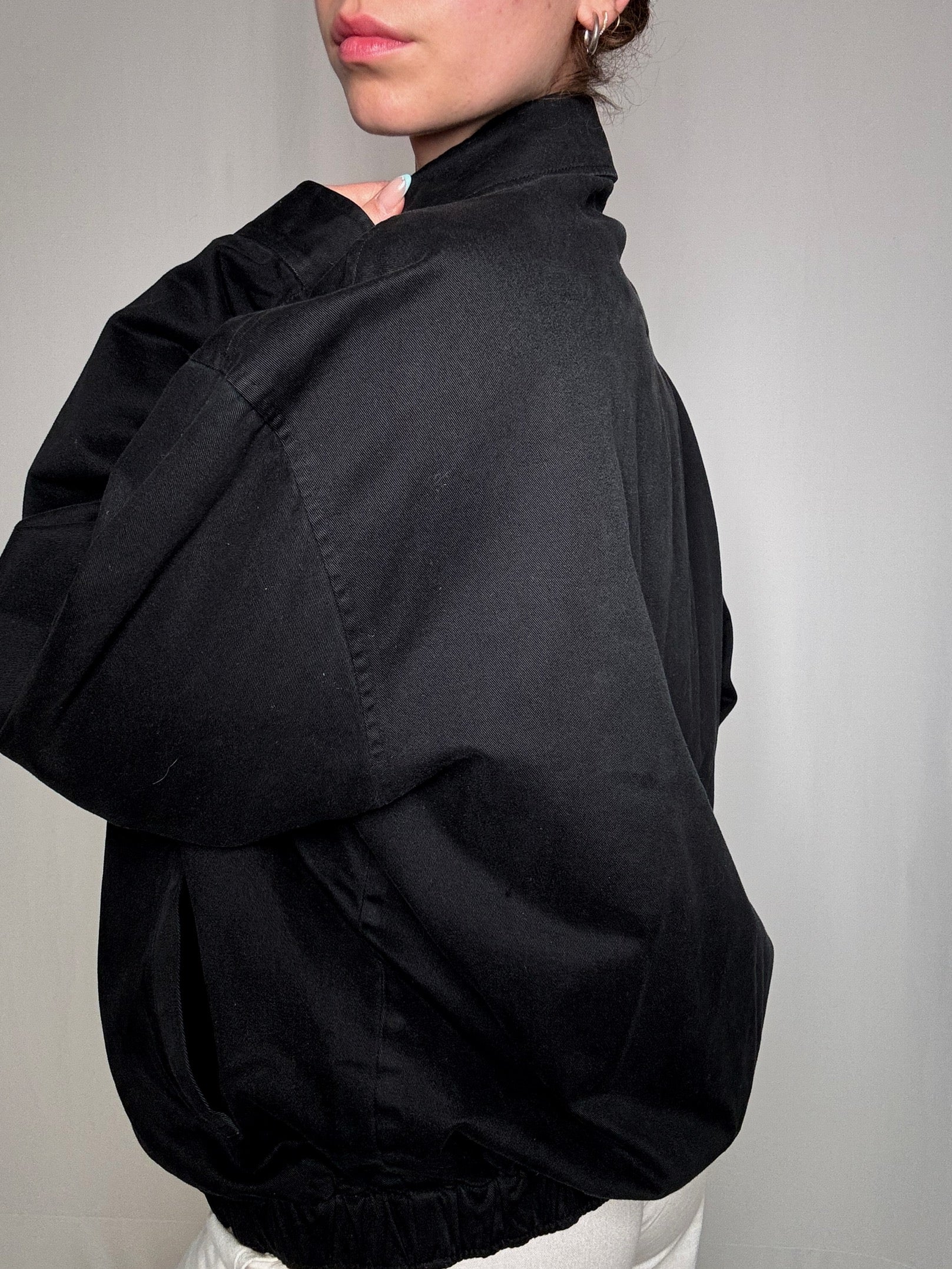 Veste blouson noir Ralph Lauren L vintage