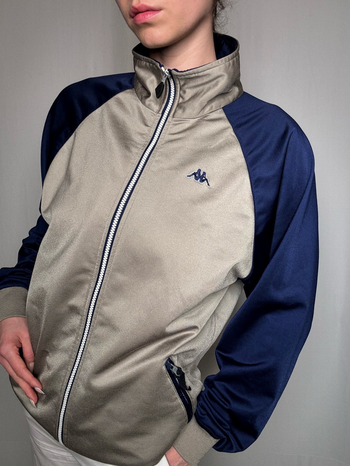 Jacket bicolore Kappa M vintage