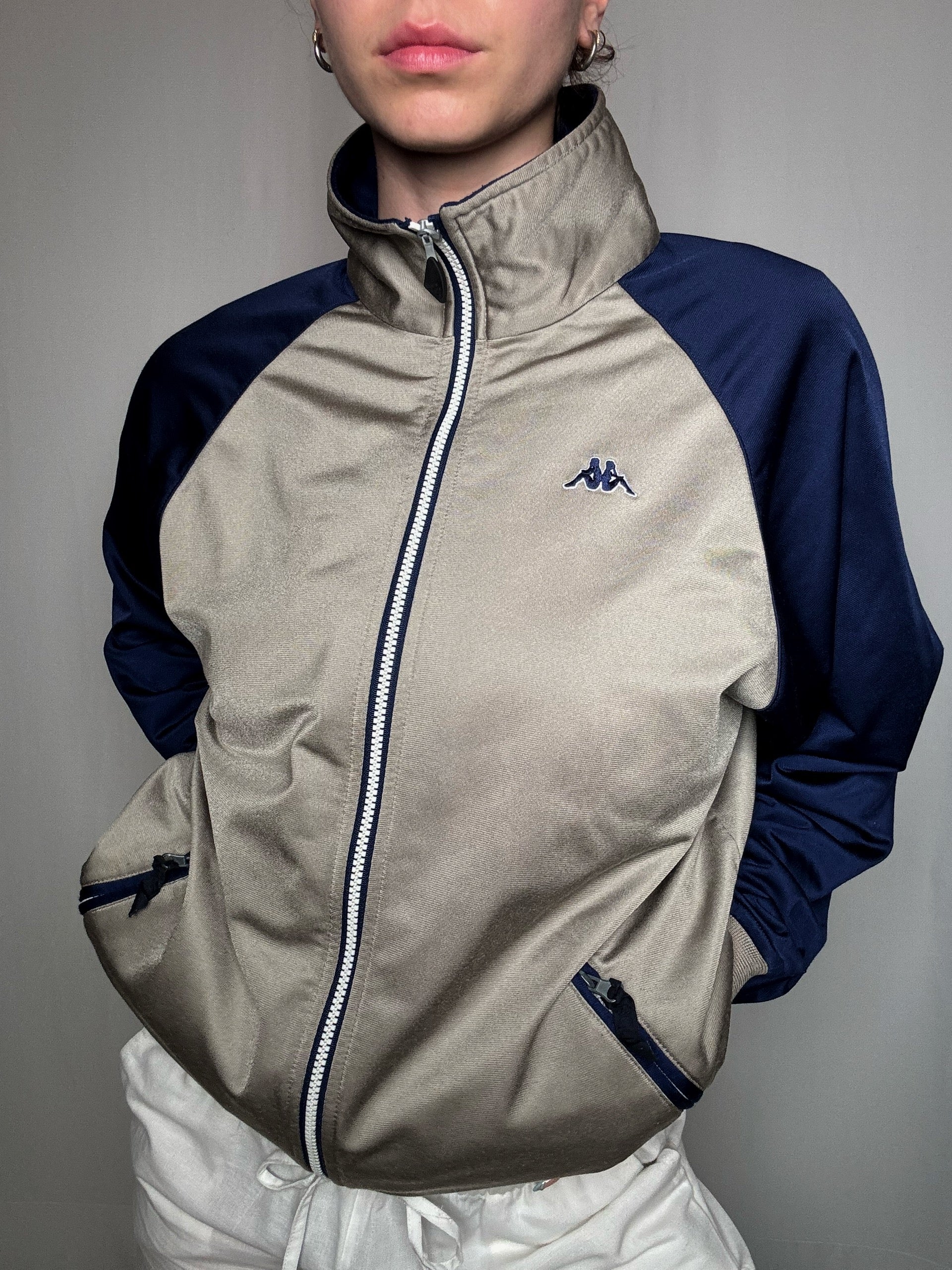 Jacket bicolore Kappa M vintage