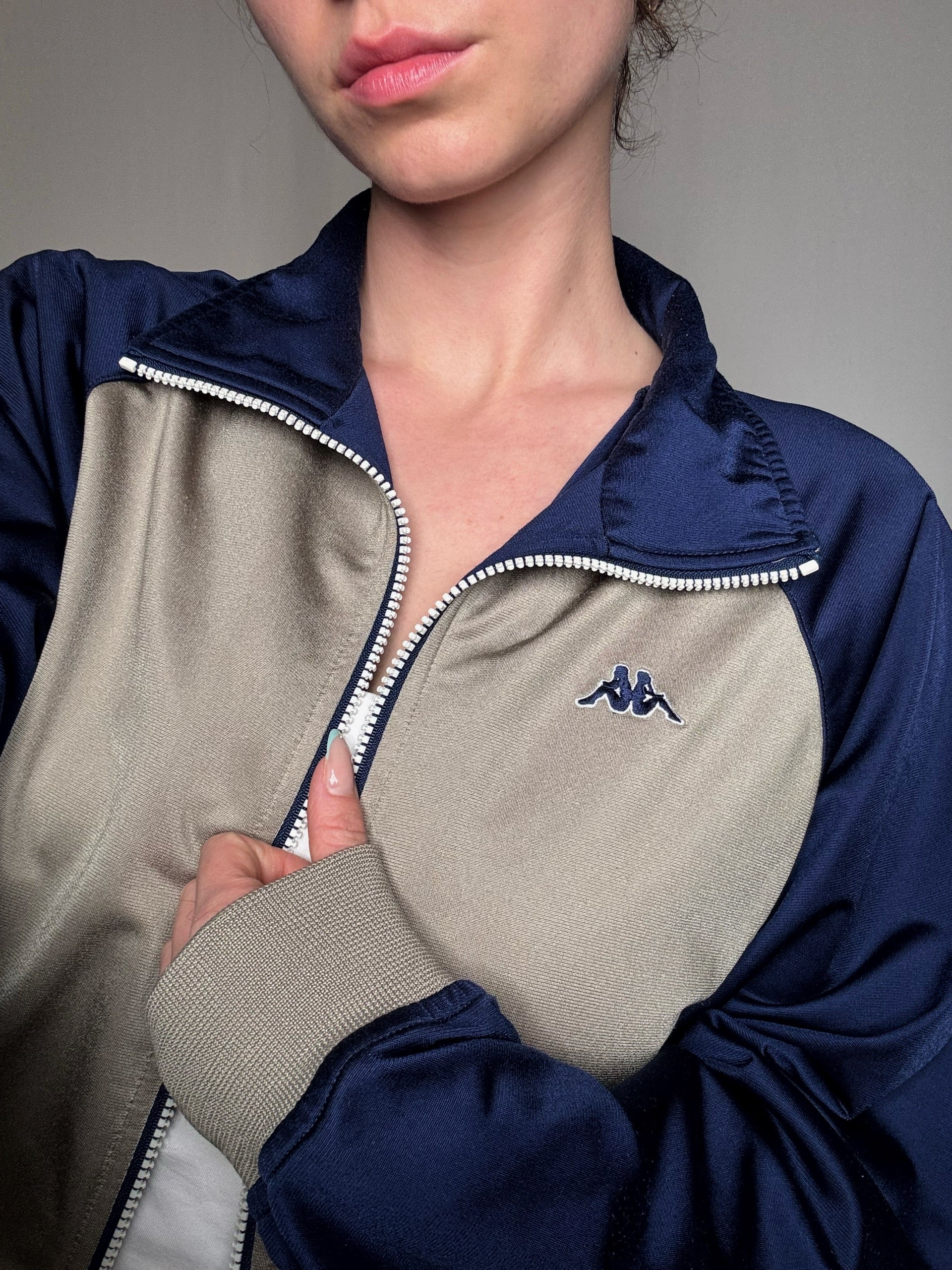 Jacket bicolore Kappa M vintage