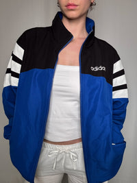 Jacket Adidas bleu/noir M vintage