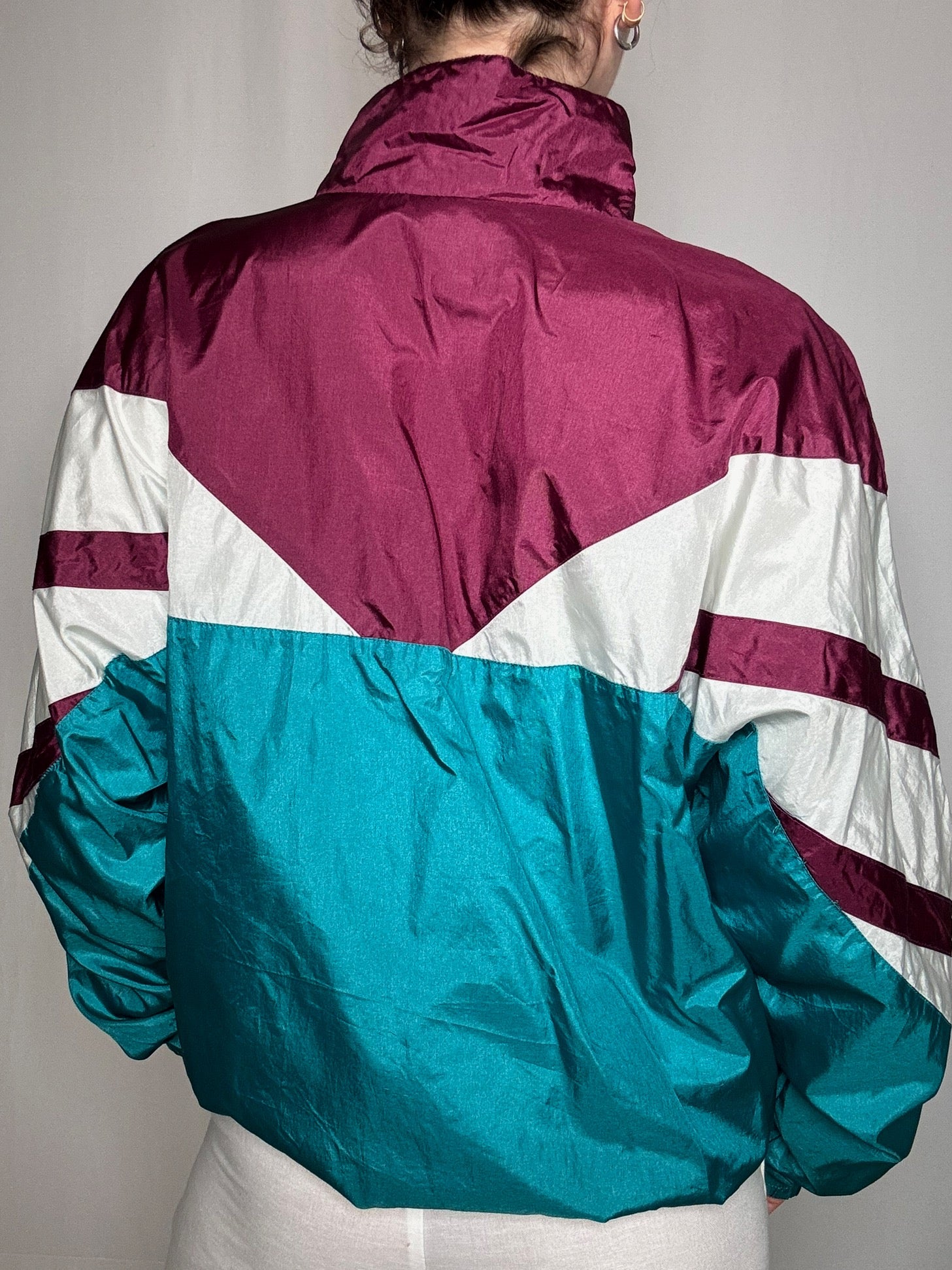 Jacket colorblock Adidas L vintage