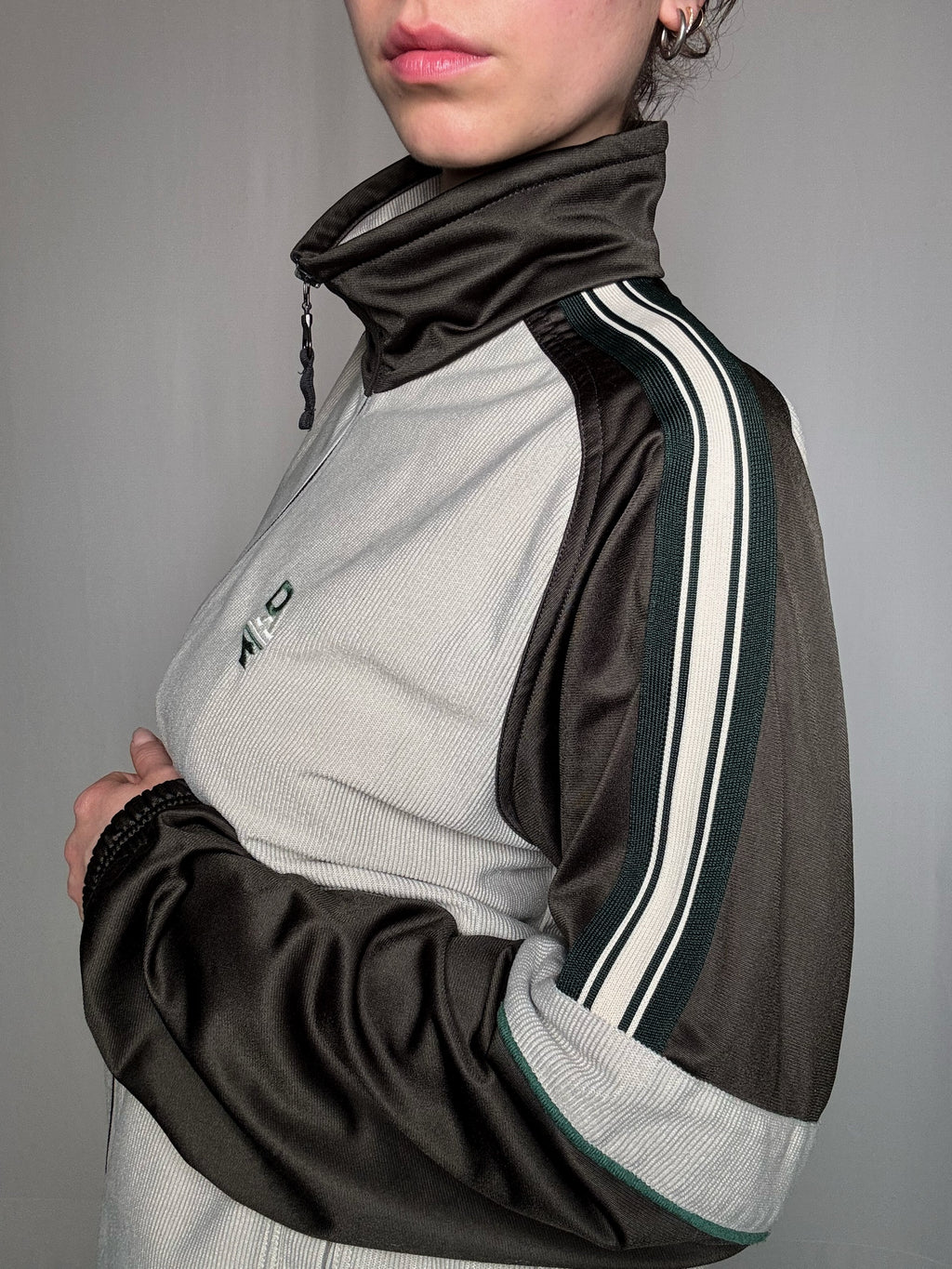 Jacket de sport Diadora beige kaki L vintage