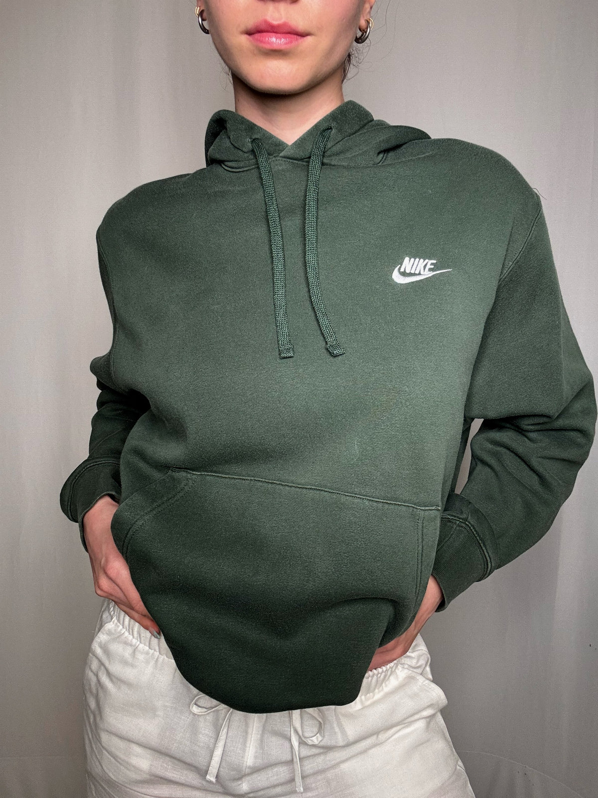 Sweat vert Nike L vintage