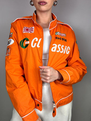 Veste de racing orange XL vintage