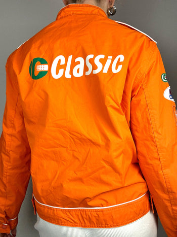 Veste de racing orange XL vintage