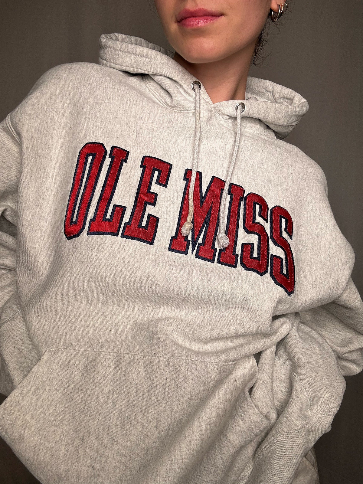 Sweat gris Champion x Olemiss