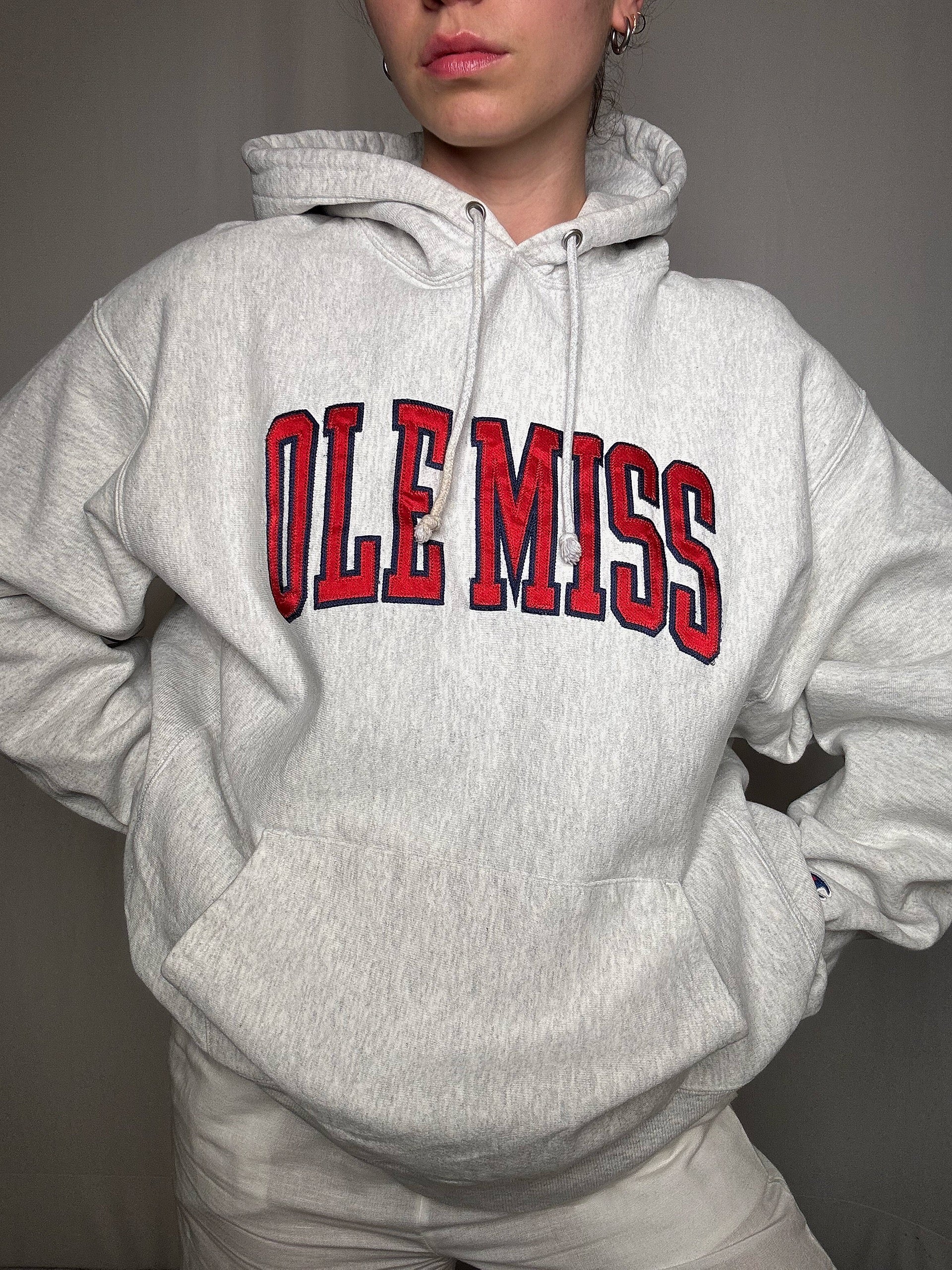 Sweat gris Champion x Olemiss