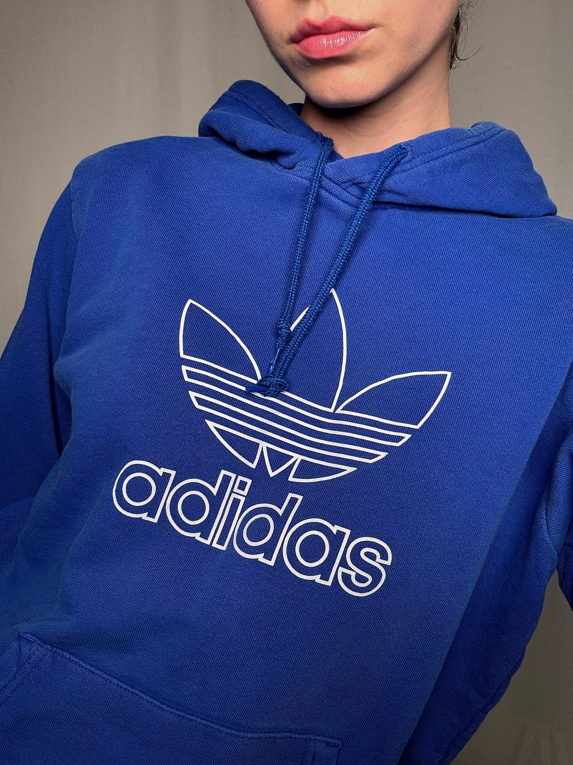 Sweat bleu roi Adidas M vintage