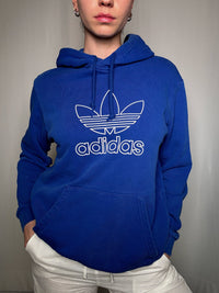 Sweat bleu roi Adidas M vintage