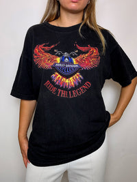 HARLEYD DAVIDSON XL Vintage schwarzes T-Shirt