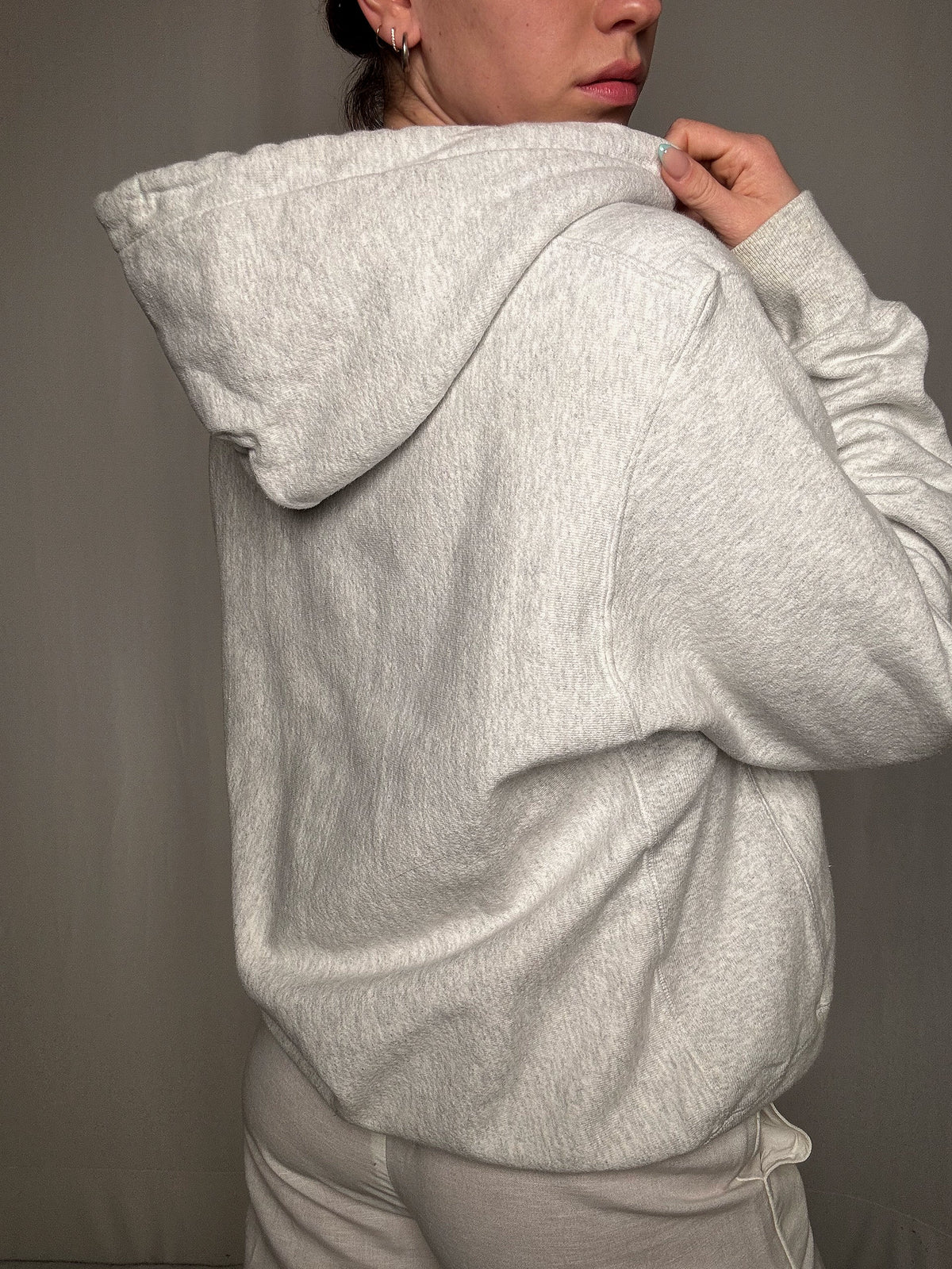 Sweat gris Champion x Stevens M vintage