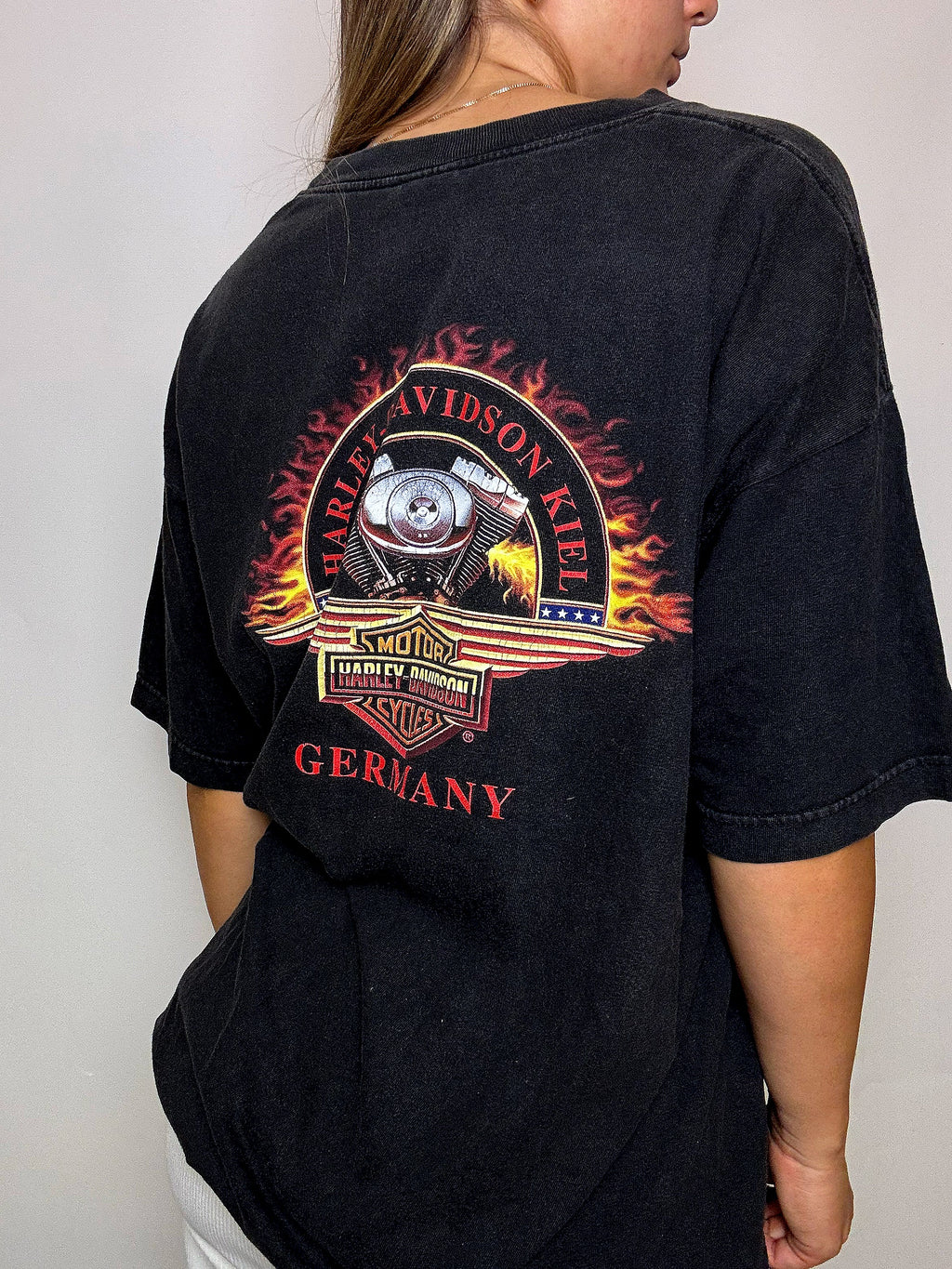 HARLEYD DAVIDSON XL Vintage schwarzes T-Shirt
