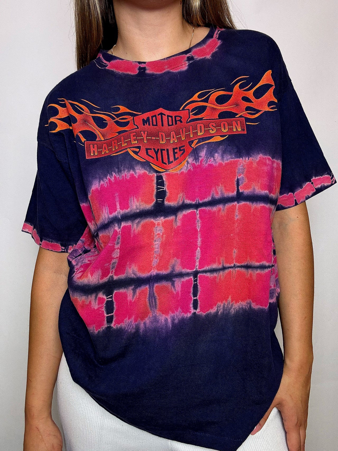 Tee shirt tie and dye HARLEY DAVIDSON M vintage