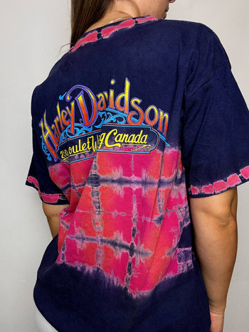 Tee shirt tie and dye HARLEY DAVIDSON M vintage