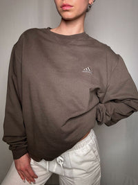 Braunes Adidas Sweatshirt Gr. L, Vintage