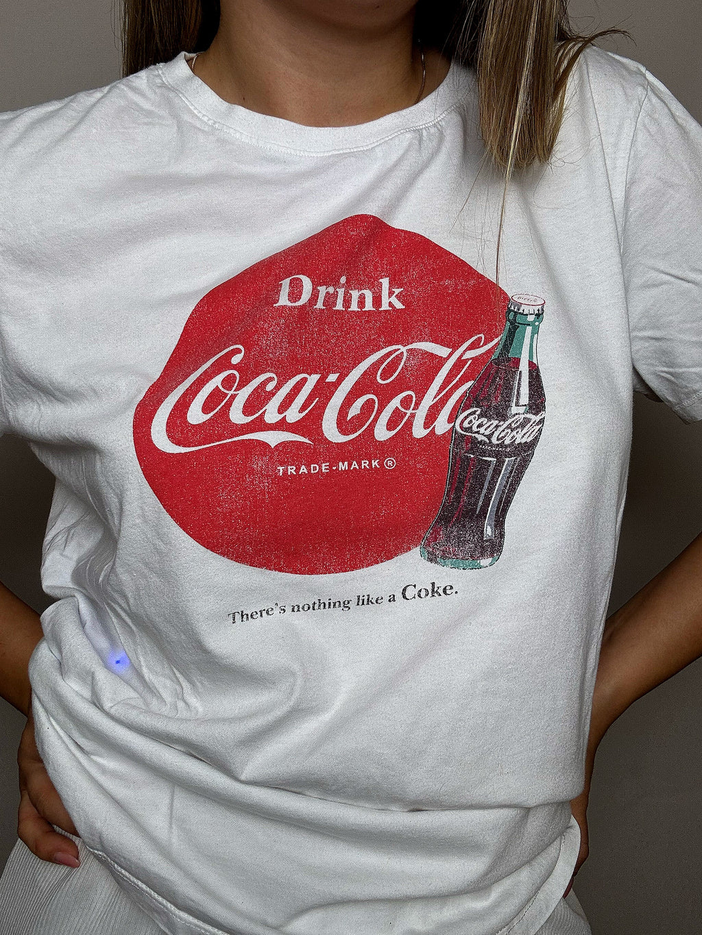 Tee shirt blanc COCA COLA L vintage