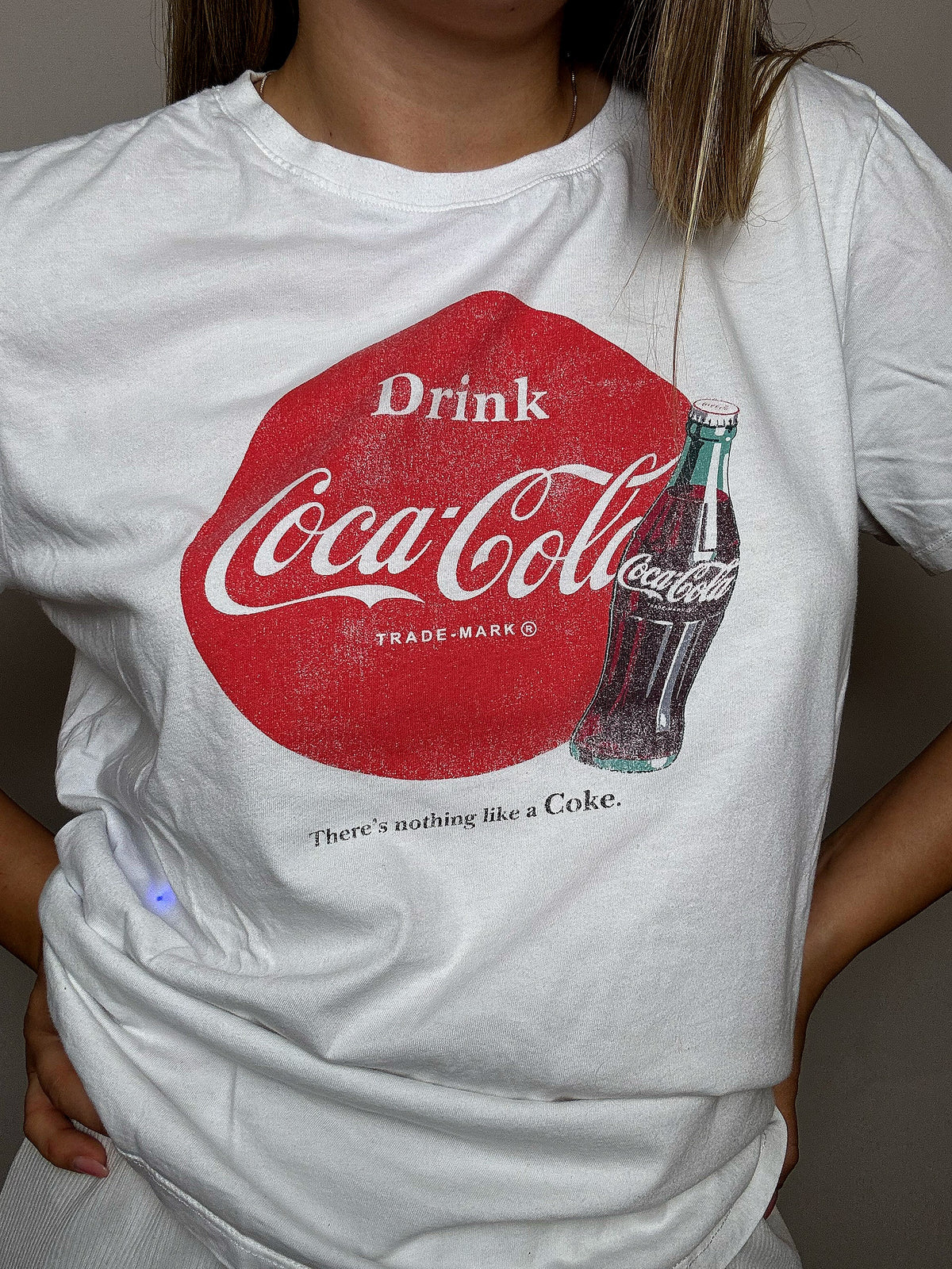Tee shirt blanc COCA COLA L vintage