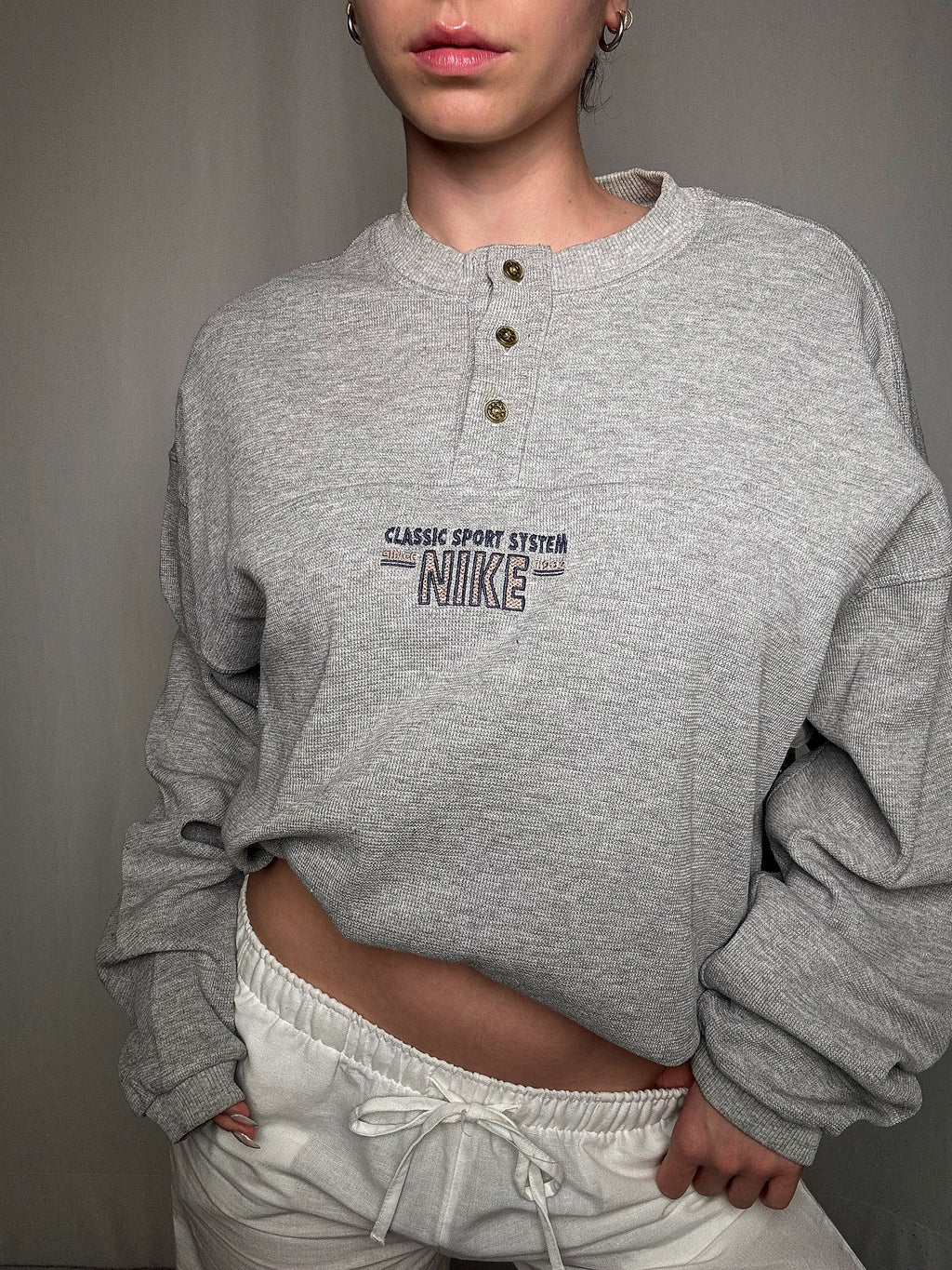 Sweat gris Nike XL vintage