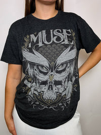 Vintage graues MUSE M T-Shirt