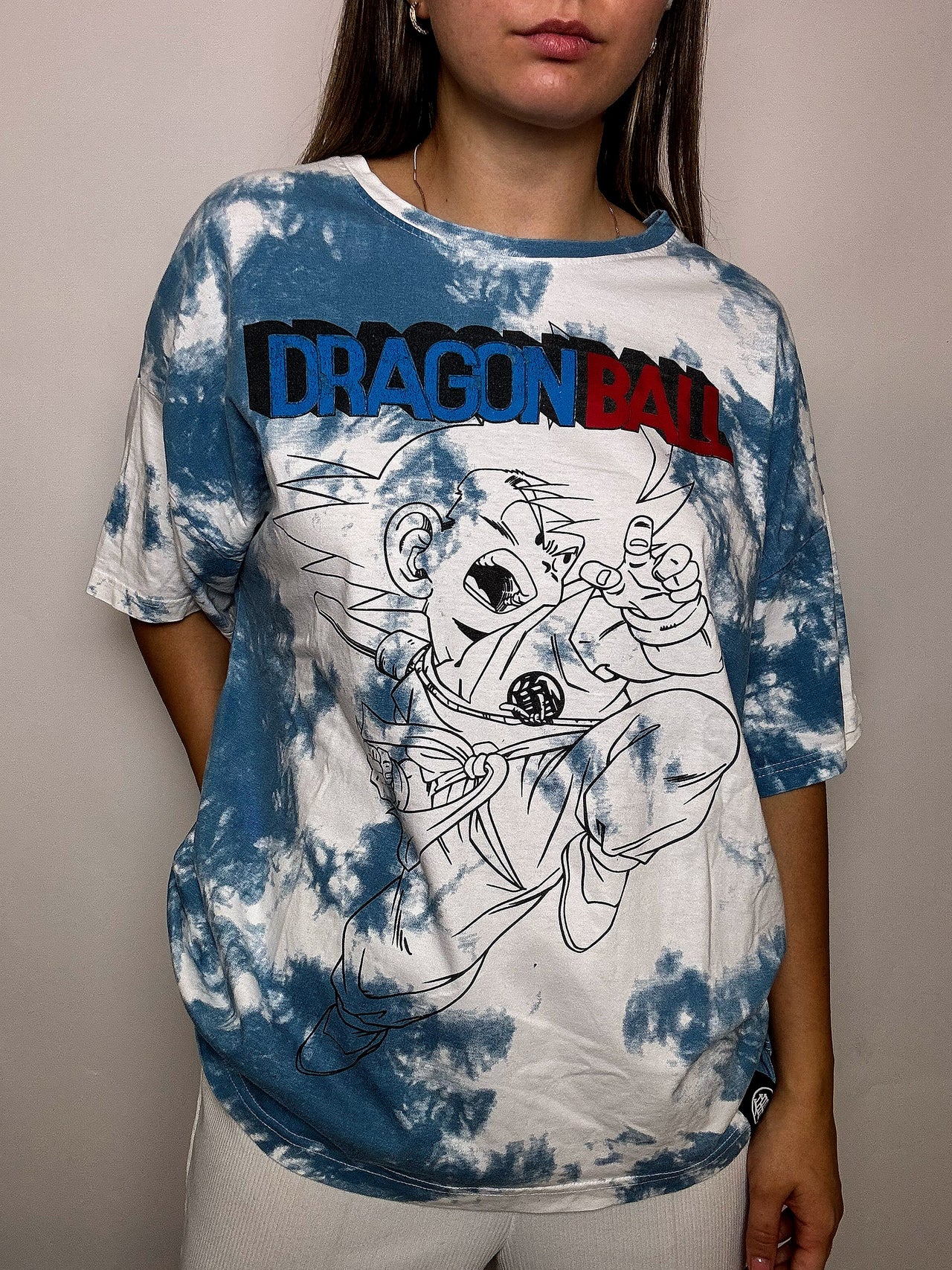 Tee shirt tye and die DRAGONBALL XL vintage
