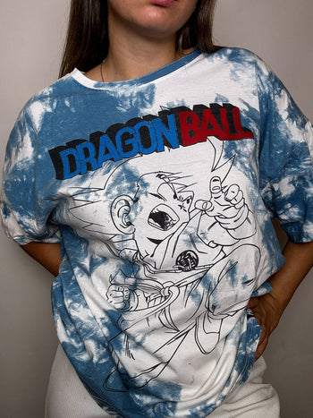 Tee shirt tye and die DRAGONBALL XL vintage