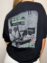 IN N OUT black XL vintage t-shirt