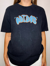 Tee shirt noir ADIDAS M vintage