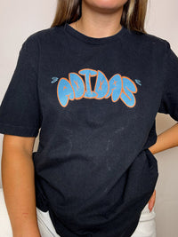 Tee shirt noir ADIDAS M vintage