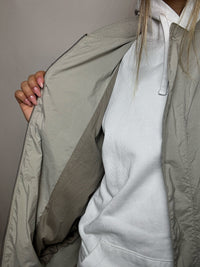 Bomber en coton gris LACOSTE XXL vintage