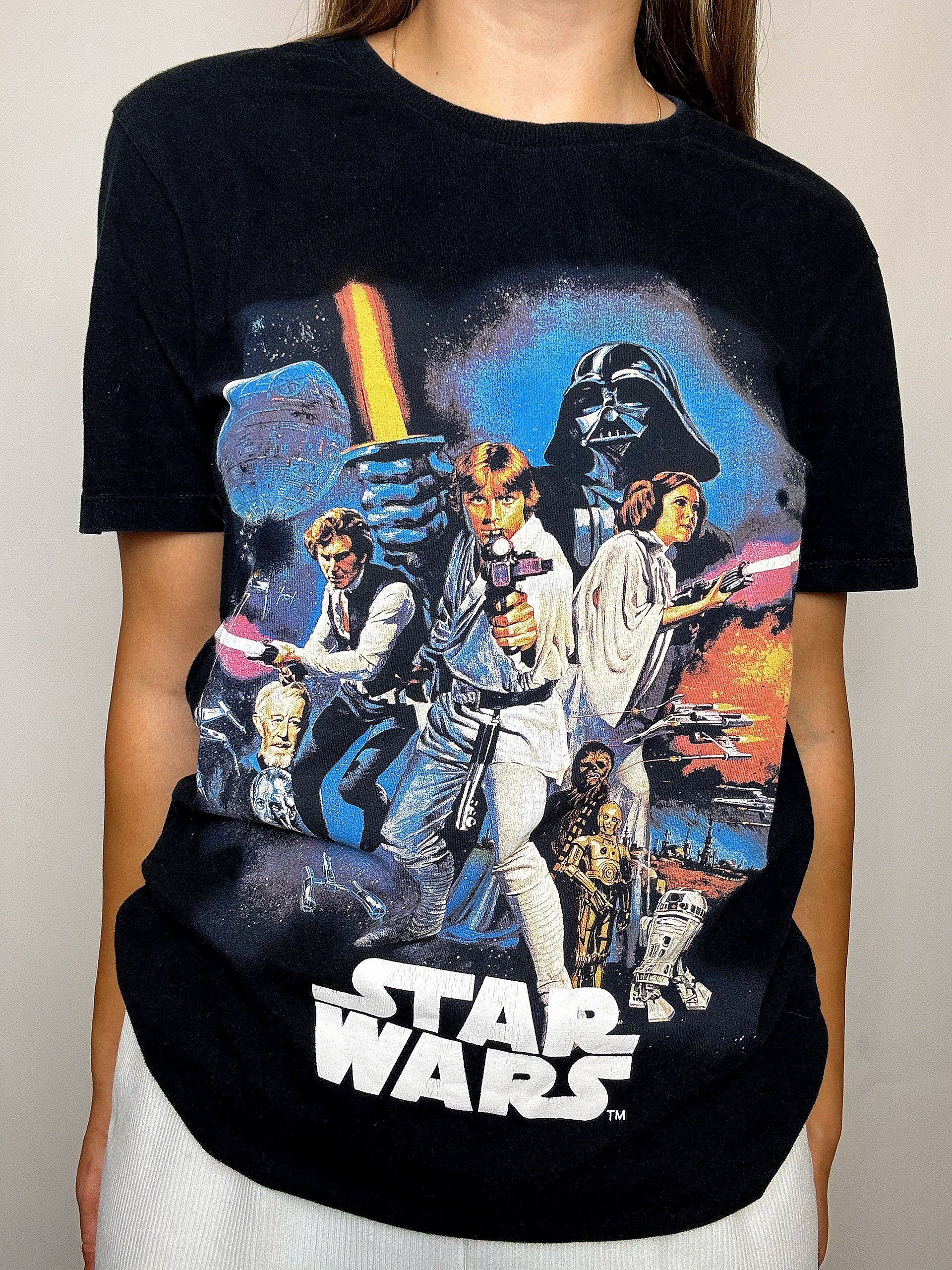 Tee shirt noir STAR WARS S vintage