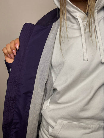 Bomber en coton gris LACOSTE XXL vintage