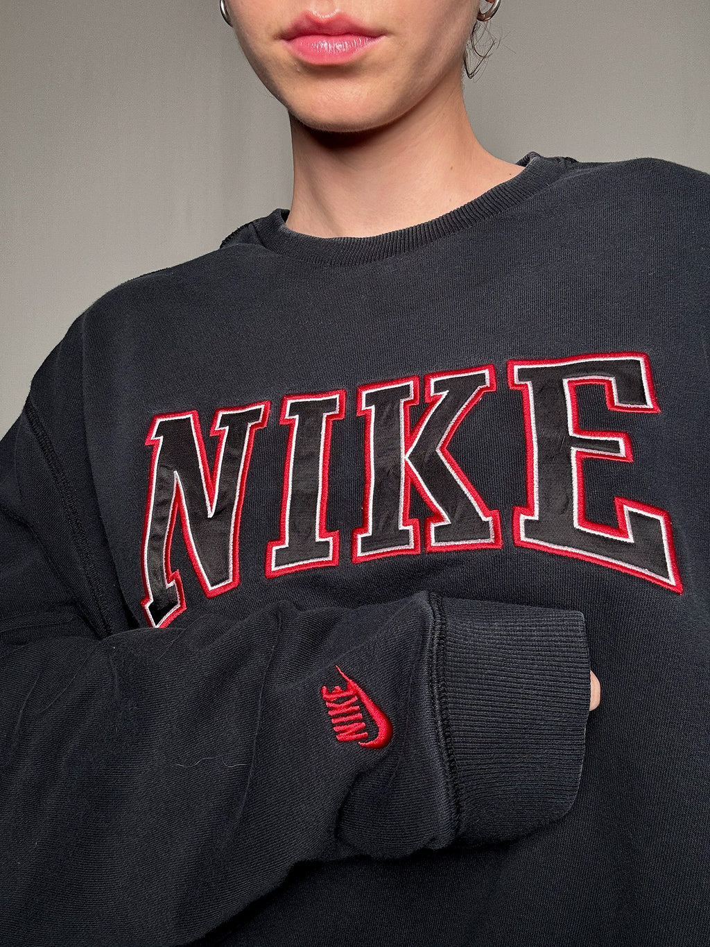 Sweat noir Nike XXL vintage