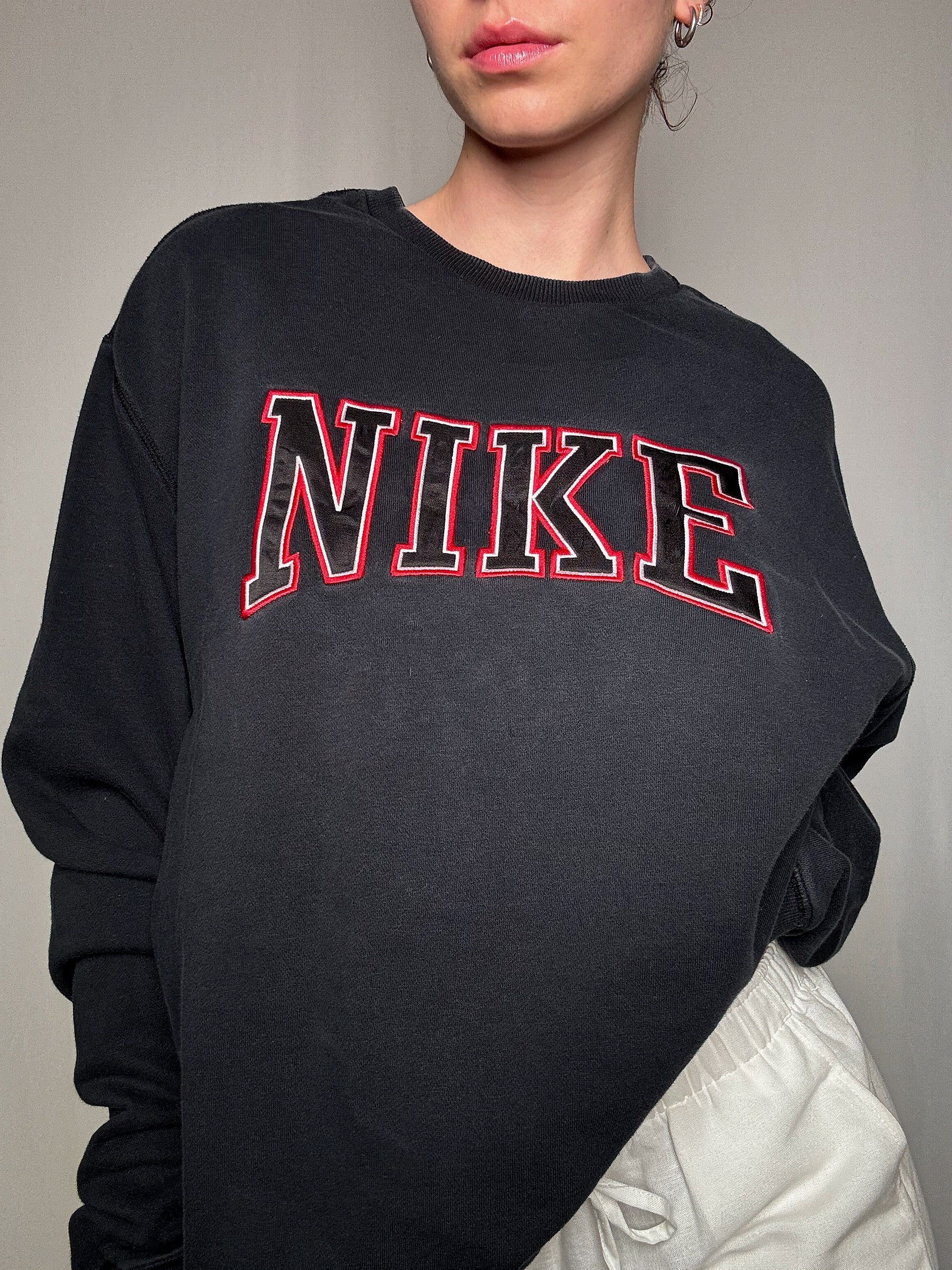 Sweat noir Nike XXL vintage