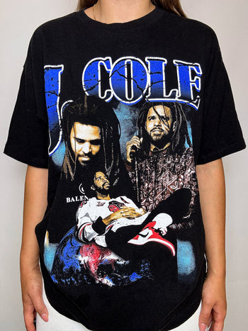 Tee shirt noir J COLE XL vintage
