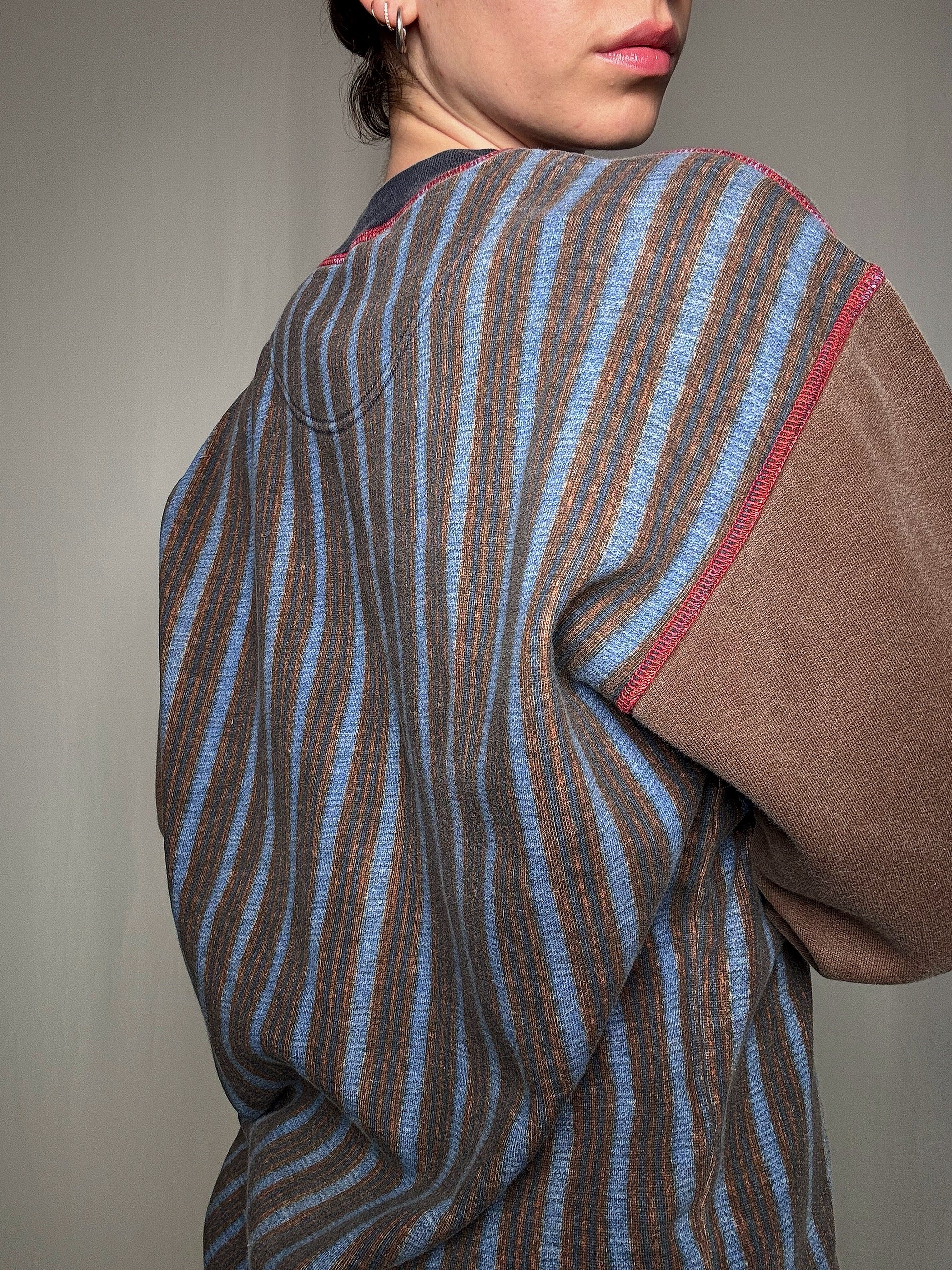 Sweat à rayures Replay and sons S/M vintage