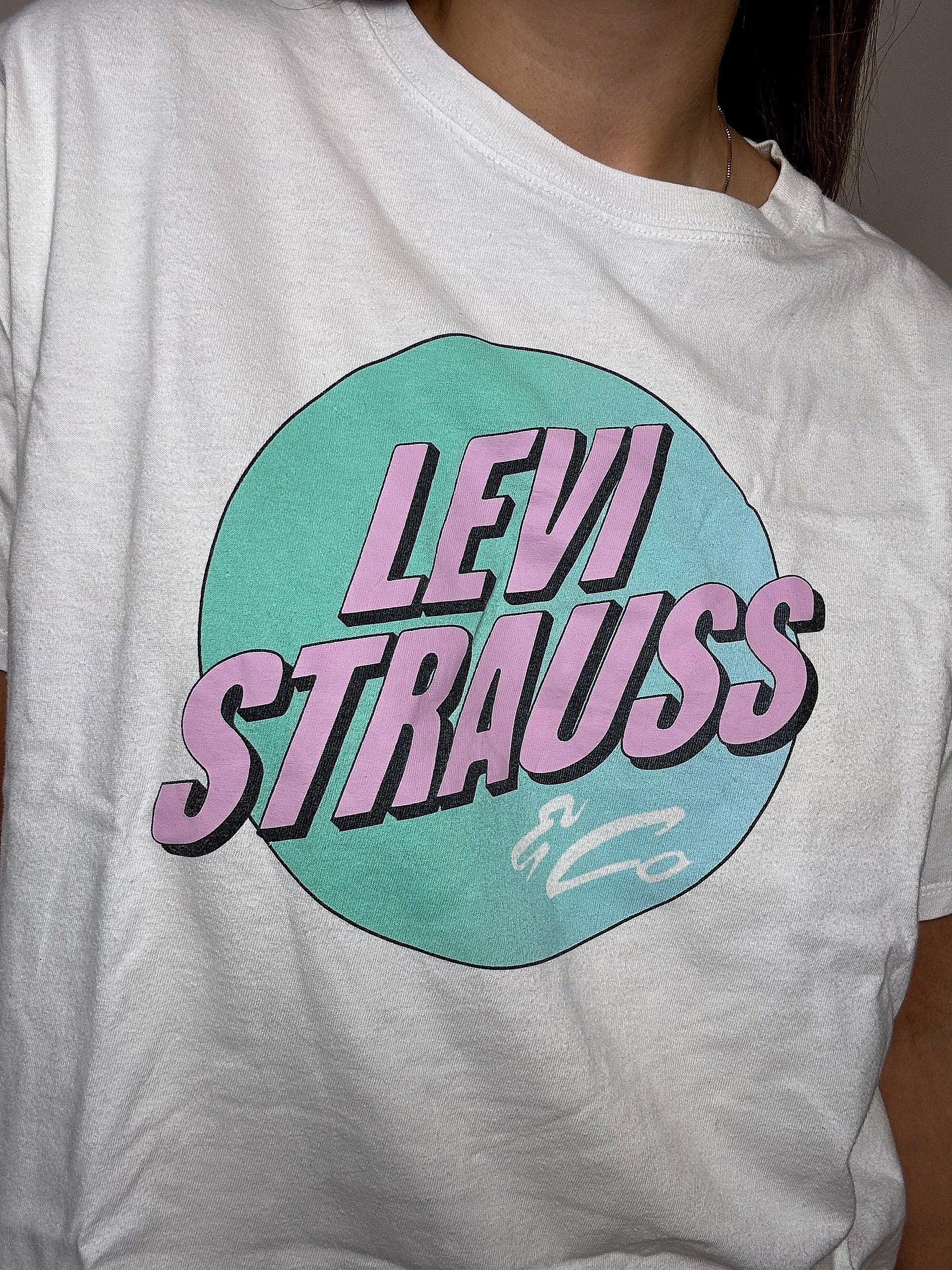 Tee shirt blanc LEVI'S S Vintage