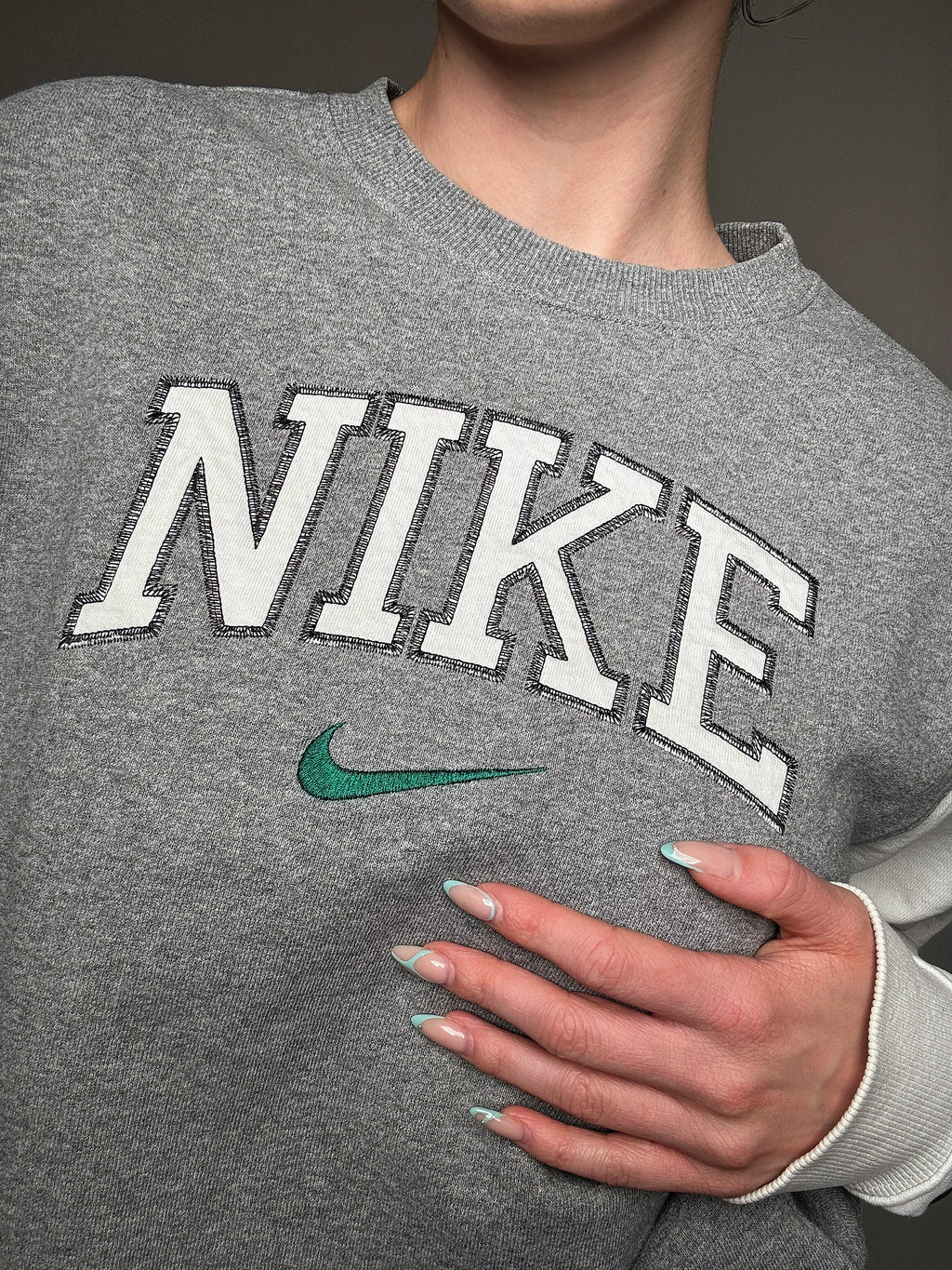 Sweat gris Nike M vintage