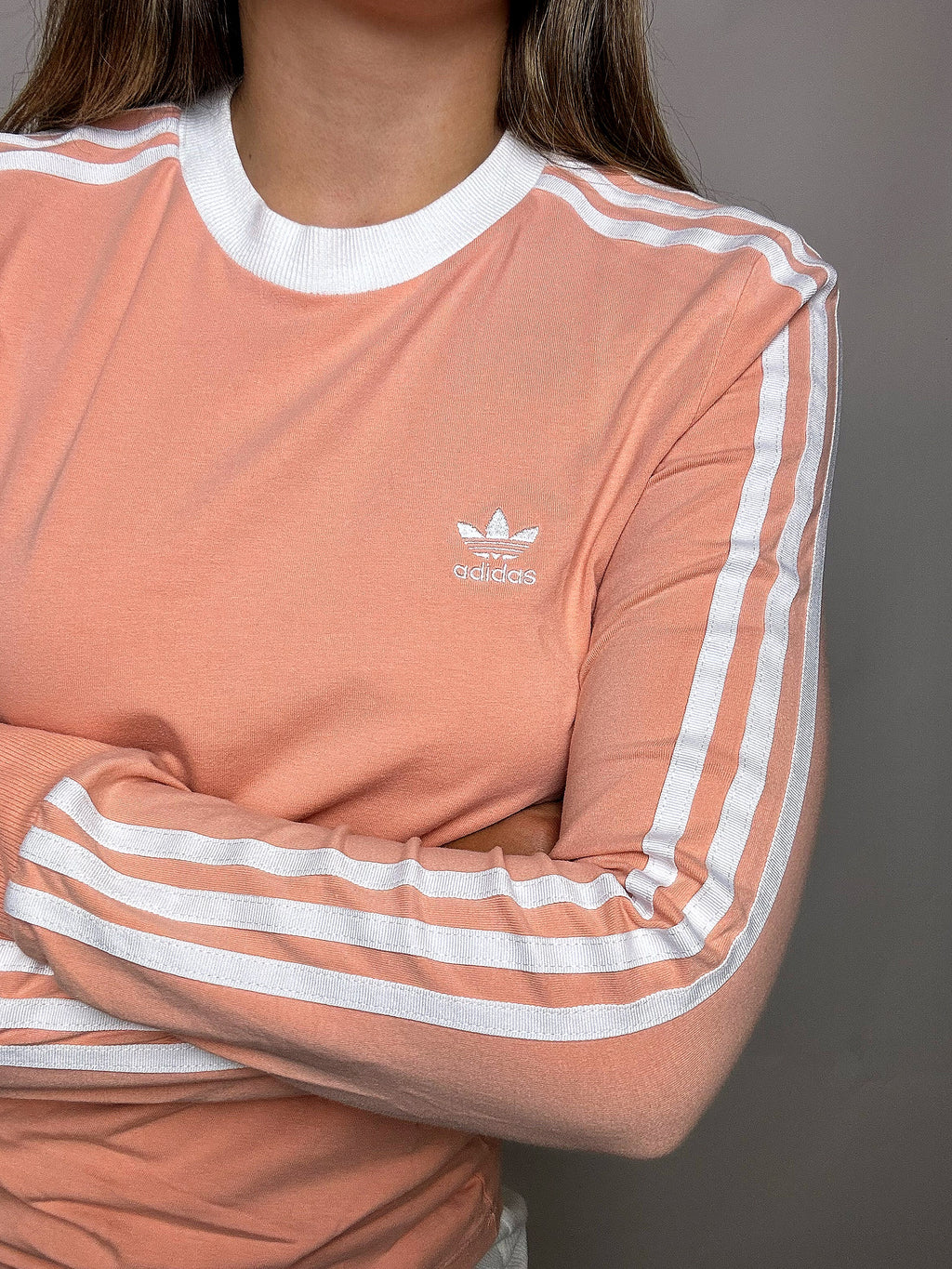 ADIDAS M vintage long sleeve fishing T-shirt