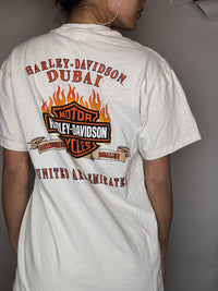 Tshirt blanc cassé Harley Davidson M vintage