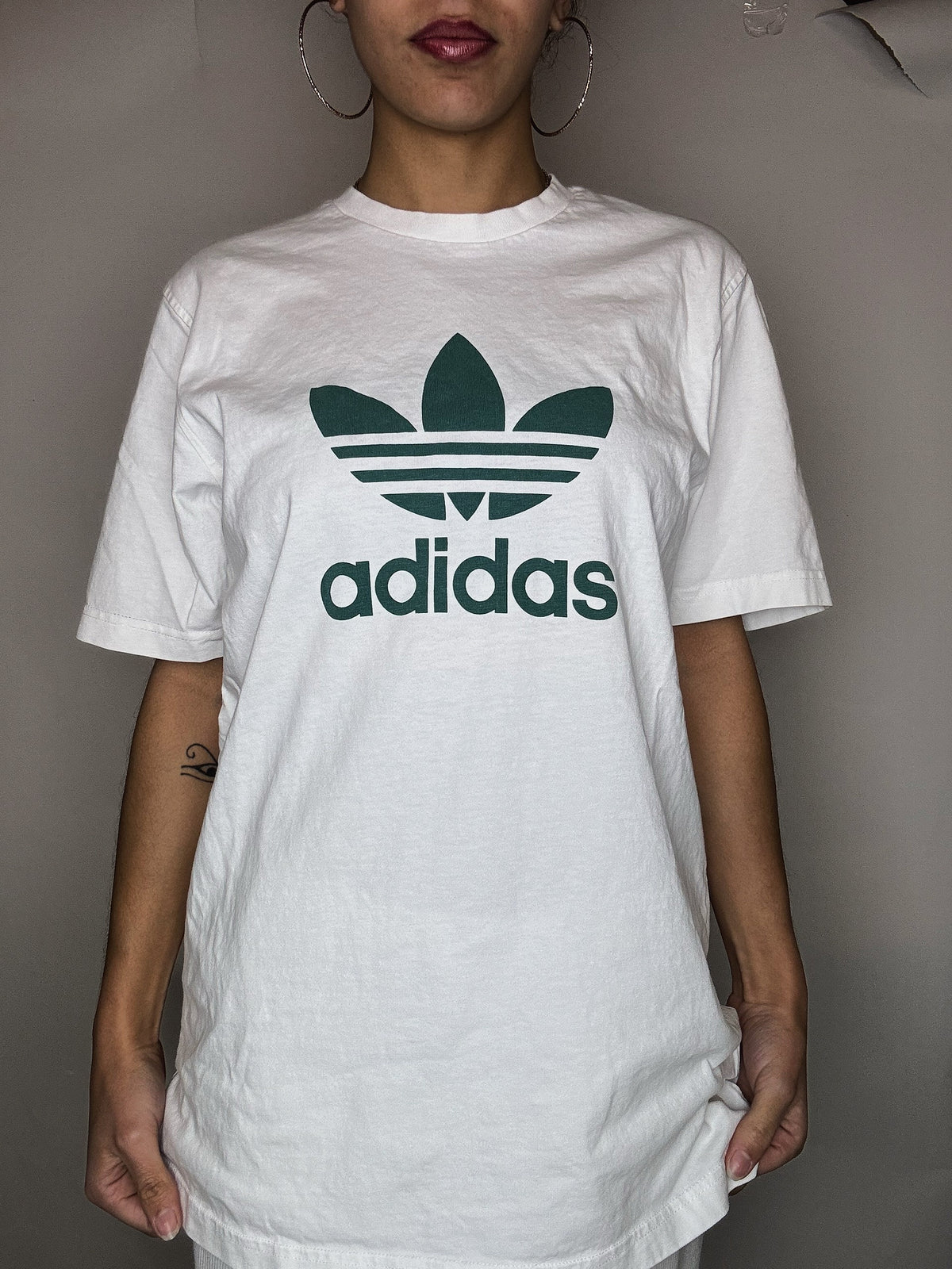 Tshirt blanc Adidas M vintage