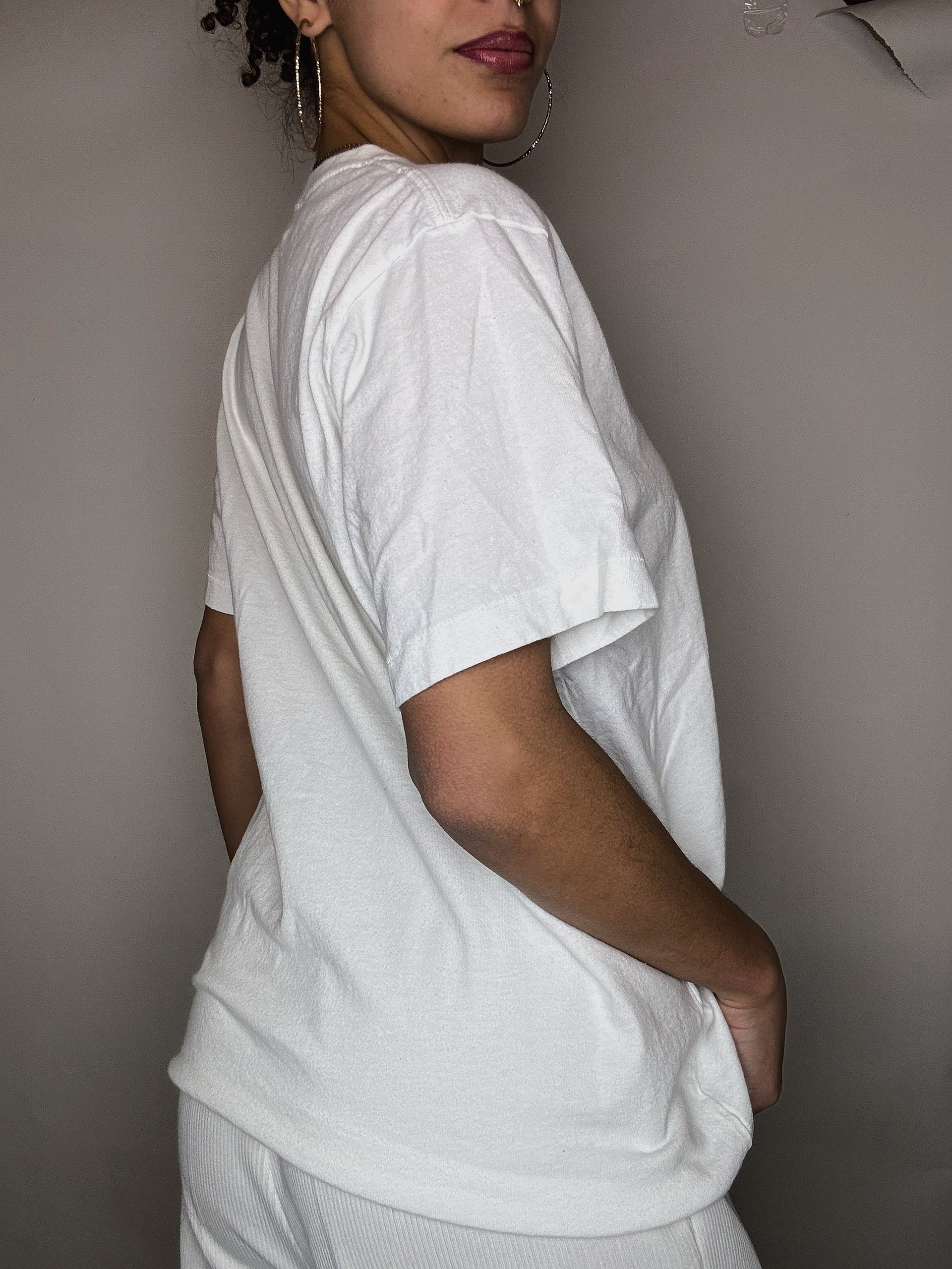 Tshirt blanc Basquiat x Uniqlo M vintage